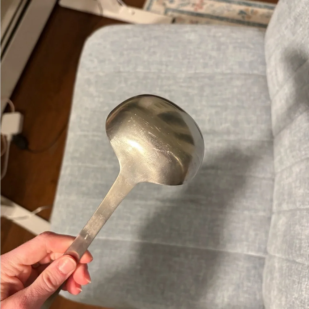 Elegant Silver Serving Ladle